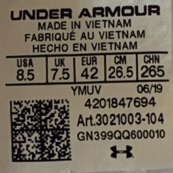 UNDER ARMOUR Unisex Speedform Miler Pro Track/Distance Shoes Spikes Size: 8.5 - Picture 10 of 10